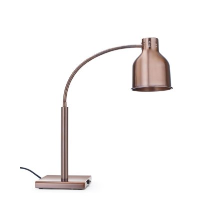 Pružná tepelná lampa, HENDI, Měděná, 220-240V/250W, 268x203x(H)660mm