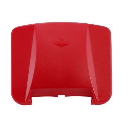 Víko na nádobu na odpadky, HENDI, Červená, 505x415mm