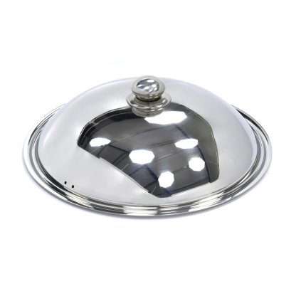 Víko Wok z nerezové oceli na indukci