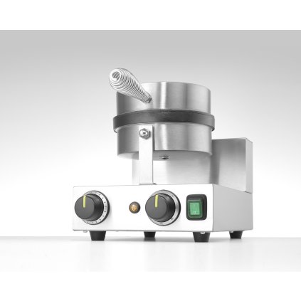 Kulatý vaflovač na belgické vafle, 230V/1000W, 250x491x(H)285mm | HENDI, 212172