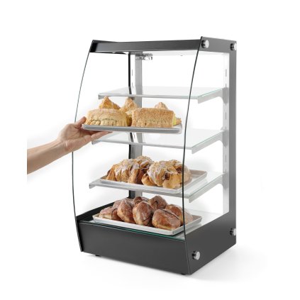 Neutralna vitrína otevřená, 230V/2W, 415x390x(H)716mm | HENDI, 233092