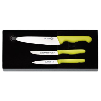 třídílná sada kuchyňských nožů, citron | GIESSER, 9851