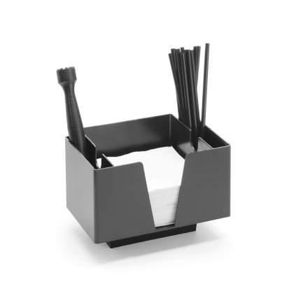 Barový příborník - 3 oddíly, BarUp, Černá, 193x143x(H)136mm | HENDI, 596890