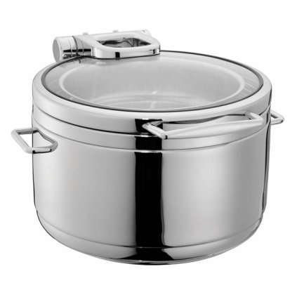 Indukční ohřívač se skleněným víkem 9 l, kulatý | FINE DINE, De Luxe