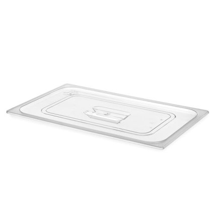 Víko pro polykarbonátové nádoby GN, GN 2/1, Průhledná, 650x530mm | HENDI, 864098