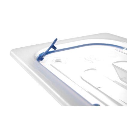 Víko pro nádoby GN z polypropylenu s těsněním, GN 1/1, Průhledná, 530x325mm | HENDI, 881804