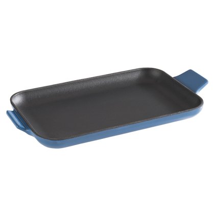 Servírovací pánev, 200x130x20 mm, černá, modrá | APS, 88229