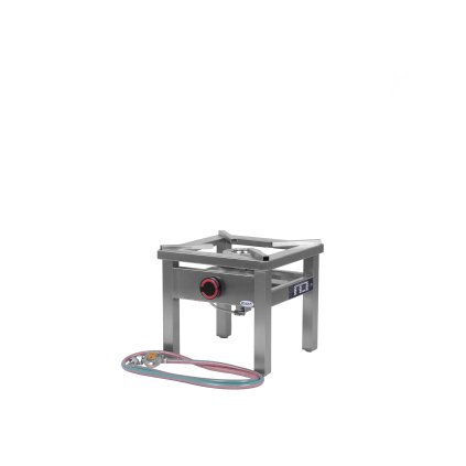 [Plynová kamna 400x400x350 mm, 6,5 kW + regulátor tlaku s hadicí (G30), 2000 mm