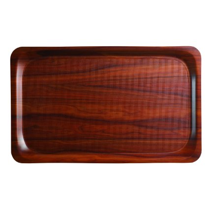 Protiskluzový podnos 325x530 mm, ořech | CAMBRO, Mykonos
