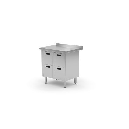 Nástěnný stolek se čtyřmi zásuvkami 830x700x850 mm | TECHNICA, 12248370