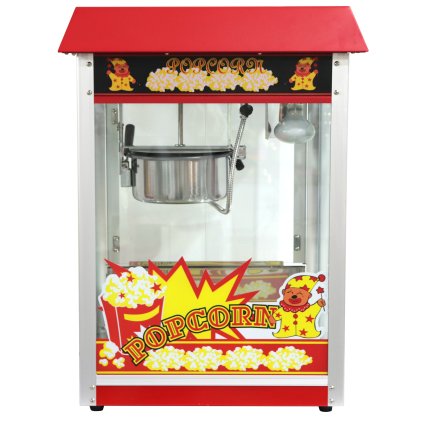 Stroj na výrobu popcornu, Červená, 230V/1500W, 574x420x(H)778mm | HENDI, 282748