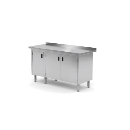 Nástěnný stůl se skříňkou s výklopnými dveřmi 1500x700x850 mm | TECHNICA, 12931570