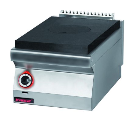 Nastavitelný plynový sporák s varnou deskou 400 mm | KROMET, 700.KG/I-400