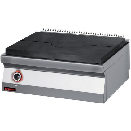 Nastavitelný plynový sporák s varnou deskou 800 mm | KROMET, 700.KG/I-800