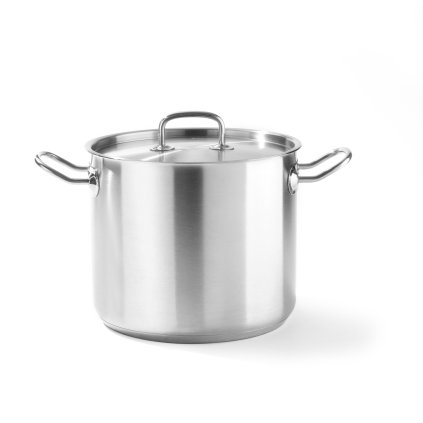 Vysoký hrnec s poklicí o průměru 240 mm, 9l | HENDI, Kitchen Line