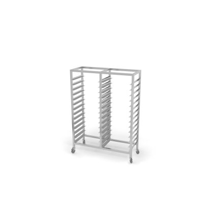 Pojízdný dvojitý regál pro kontejnery GN 1/1, 755x540x1800 mm | TECHNICA, 371114K7554