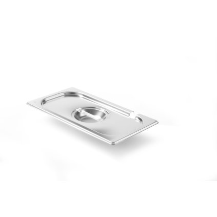 Víko pro gastronádobu GN 1/3 s otvorem pro naběračku | HENDI, Kitchen Line