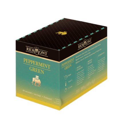 Zelený čaj, 40 sáčků | RICHMONT, Peppermint Green