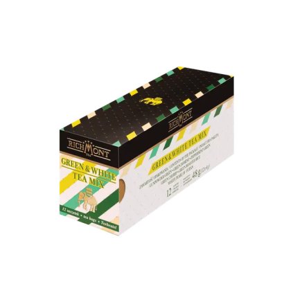 Směs zelených a bílých čajů, 12 sáčků | RICHMONT, Green&White Mix