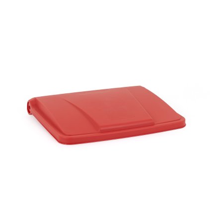 Víko pro odpadkový koš 68 a 87 l s funkcí jemného zavírání, 67x500x409 mm, červené | CAMBRO