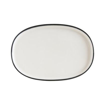 Oválný talíř 340 mm | BONNA, Linea Black