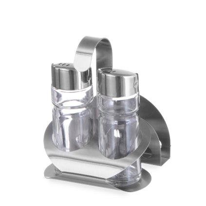 Menážka třídílná, sůl/ pepř/ ubrousky | HENDI, 465318