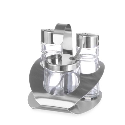 Menážka třídílná,sůl/pepř/hořčice | HENDI, 465332