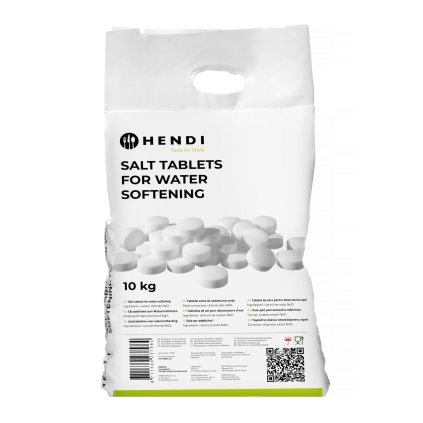 Solné tablety pro změkčování vody, HENDI, 10 kg
