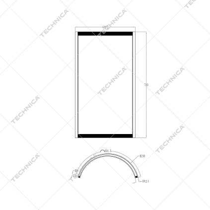 Zadní sklo pro 466072 | TECHNICA, 466072/053
