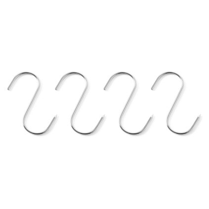 Řeznické háky 90x4 mm, souprava 4 ks | HENDI, 513538