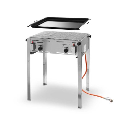 Gril plynový maxi, volně stojící 650x540x840 mm | HENDI, Grill Master