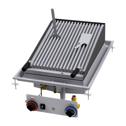 Lávový gril drop-in plynový 38x52 | RM - CWD-75G