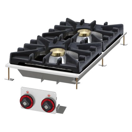 Sporák plynový 2 zóny | RM - PCD-84G