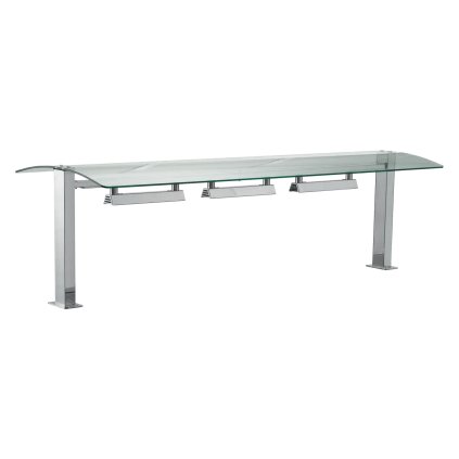 Nástavba elektrická GN 2-1/1, vyhřívání, sklo oblé  | RM - SOV HOT+ 2