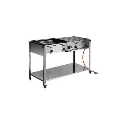 Gril plynový, 4 hořáky, 22 kW | HENDI, Master Quattro