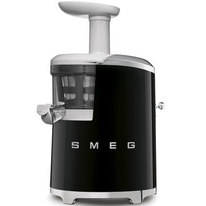 Pomalý odšťavňovač, 43 otáček za minutu, černý | SMEG, 50's Style