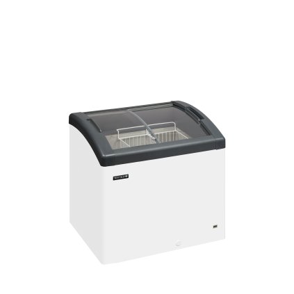 FOCUS 73  Pultová mraznička prosklené oblé víko