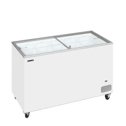 IC402SC  Pultová mraznička posuv. rovné víko