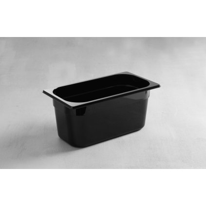 Gastronádoba GN 1/3 150 mm z černého polykarbonátu | HENDI, 862513