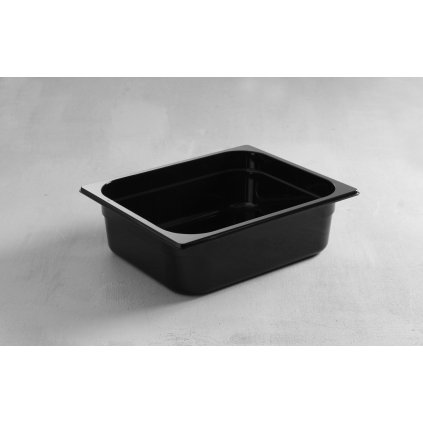 Gastronádoba  GN 1/2 65 mm z černého polykarbonátu | HENDI, 862438