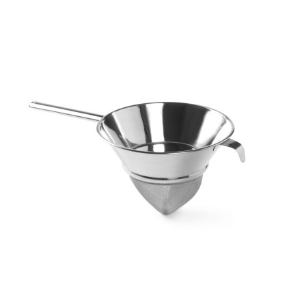 Čínský špičatý cedník o průměru 245 mm, se sítem, husté | HENDI, 647561