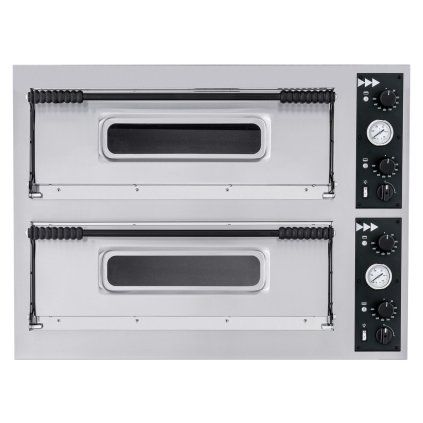 Pizza pec dvoukomorová Basic XXL, 12 x pizza 35 cm, 1305x955x745 mm | HENDI, Kitchen Line
