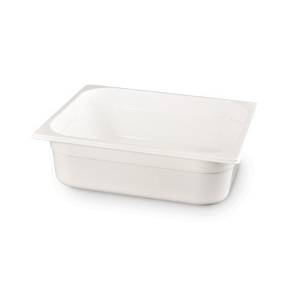Gastronádoba GN 1/2 65 mm, 4 l, bílá z polykarbonátu | HENDI, 862483