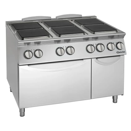 Elektrický sporák 900, 6 ploten, EBO | BARTSCHER, 299217