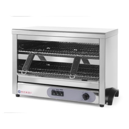 Salamander s křemíkovými tělesy MAXI GN 1/1 400V/4500W, 682x528x(H)455mm | HENDI, Maxi