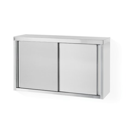 Závěsná skřínka s posuvnými dveřmí, svařená, 1200x400x600 mm | HENDI, 811214