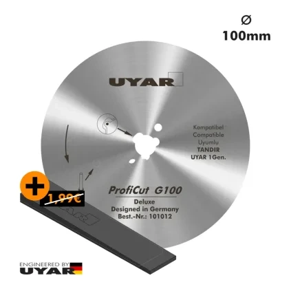 universal kreismesser glatt 100mm proficut deluxe gratis schleifstein