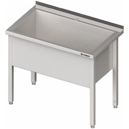 Stůl s jednokomorovou mycí vanou 1100x700x850 mm | STALGAST, 981347110