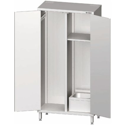 Úklidová skříň s umývadlem 1000x500x2000 mm | STALGAST, 981475100