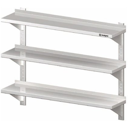 Police závěsná nastavitelná trojpatrová 900x300x930 mm | STALGAST, 981793090